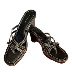 Tommy Hilfiger brown Strappy Heeled Sandals
